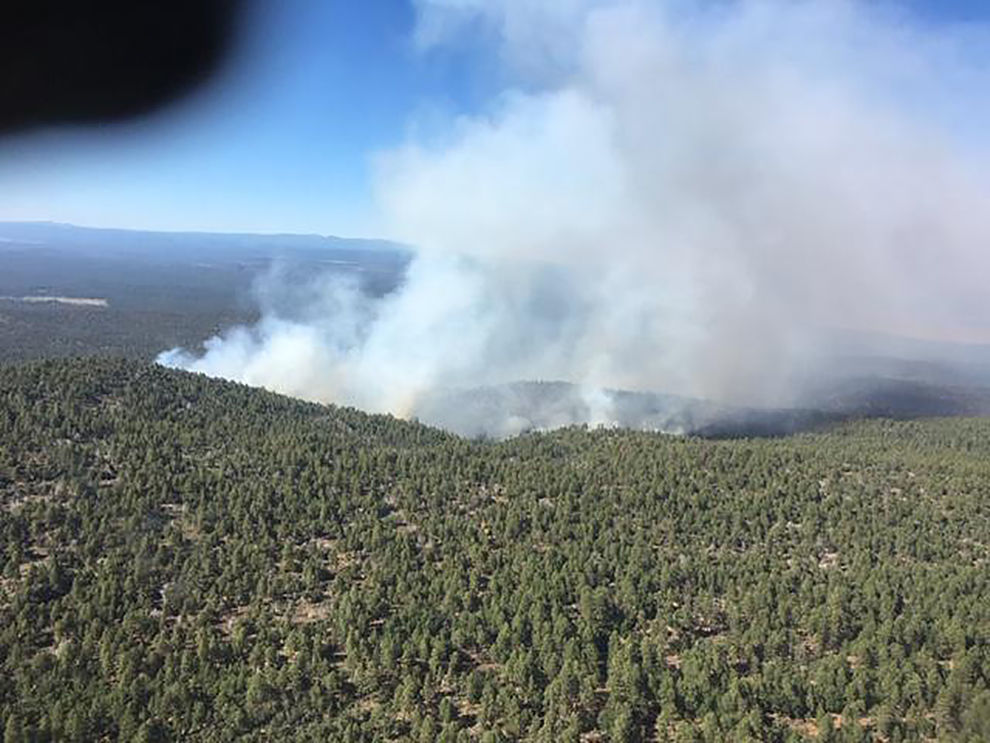 Bringham Fire near Alpine